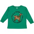 thumbnail image 3 of Inktastic Future Goat Farmer with Cute Goats and Hoof Prints Boys or Girls Long Sleeve Toddler T-Shirt, 3 of 5