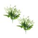 thumbnail image 5 of unbranded 2Ud Flores Artificiales De Alta Calidad Verde Para Arreglo En Bodas Y Fiestas, 5 of 8