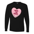 thumbnail image 2 of Wild Bobby Nah I'm Good Pink Candy Heart, Cute Funny Valentine's Day Men Long Sleeve Shirt, 2 of 6
