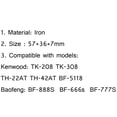 thumbnail image 7 of 10x Metal Belt Clip For Kenwood TK-208 TK-308 TH-22AT TH-42AT BF-888S/666s/777S, 7 of 7