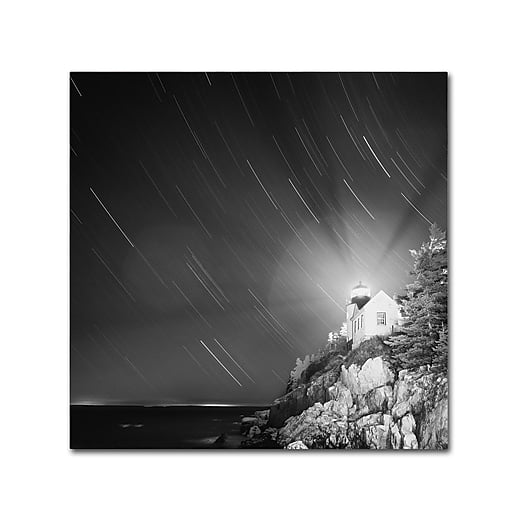 Trademark Fine Art "Bass Harbor Sky" Canvas Art by Moises Levy