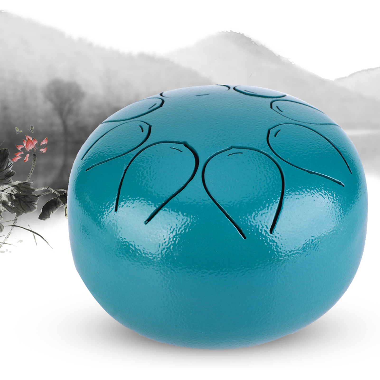 Steel Tank Drum, Portable Wood Tongue Drum, For Beginner Adult Kid