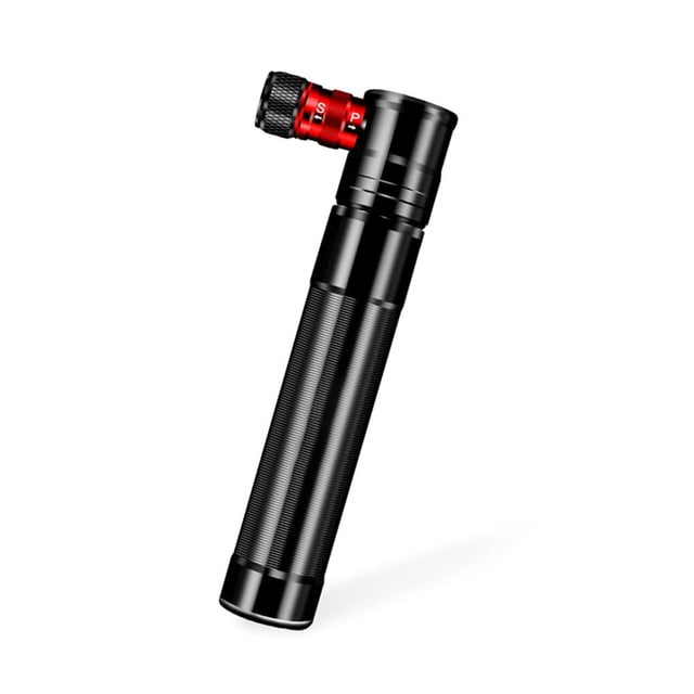 pitrice Portable Mini Pump Aluminum Alloy Cycling Hand Air Pump Ball Tire Inflator Black
