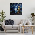 thumbnail image 4 of Stupell Industries Contemporary Van Gogh Style Cats Canvas Art, 30 x 30, by Svetlana Aleynikova, 4 of 8