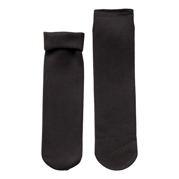EnJoCho Double Velvet Winter Thermal Socks Close Fitting Velvet Winter Thermal Socks Thickened Soft Velvet Snow Socks Comfortable Velvet Winter Thermal Socks