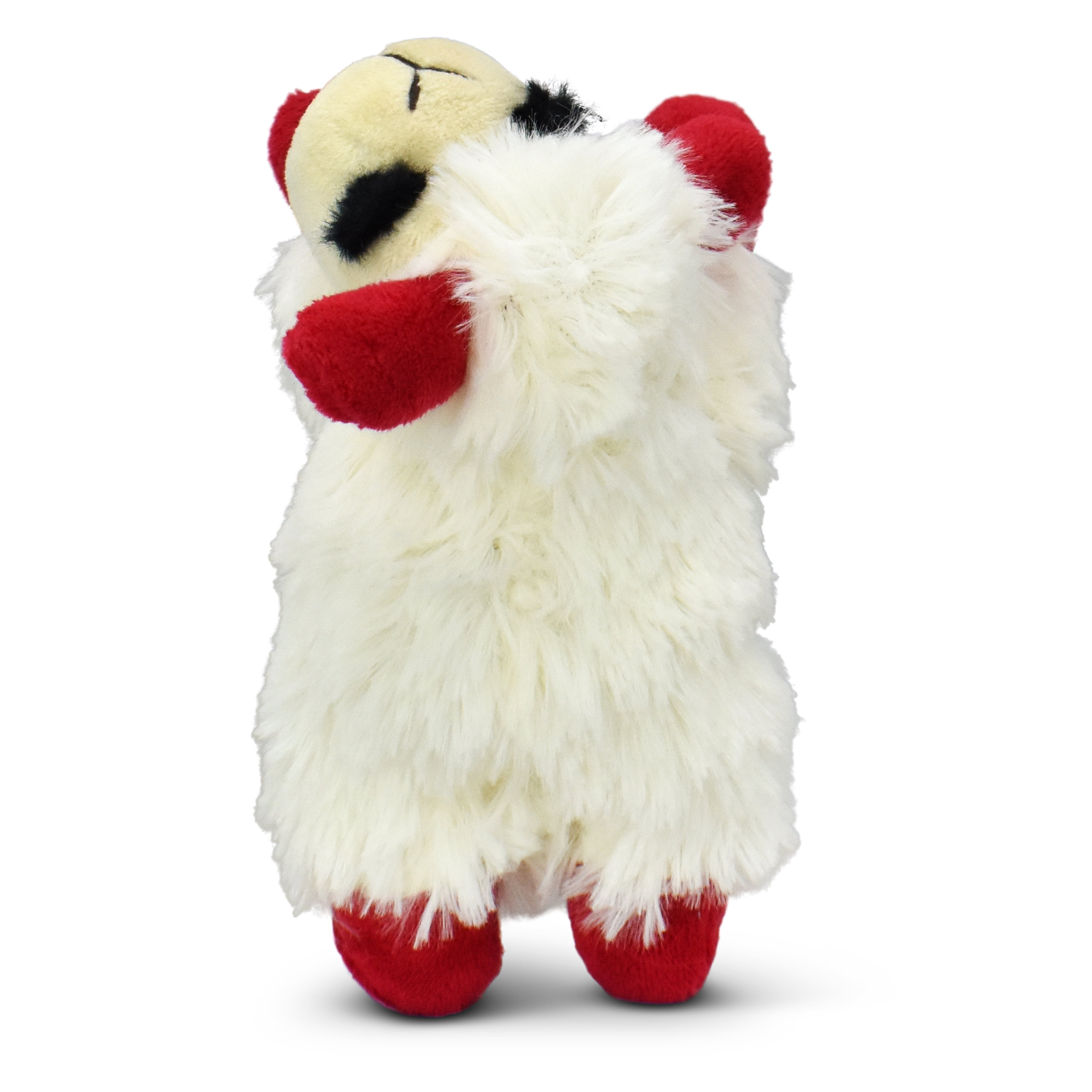 (5 pack) Multipet Lamb Chop Plush Dog Toy, Small