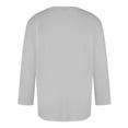 thumbnail image 4 of Virmaxy Mens 2024 Printed sports and fitness t-shirt with seven-quarter sleeves, seven-quarter sleeves, round neck, shirt Gray-1 XXXL, 4 of 4