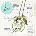 thumbnail image 4 of 13.1 Marathon Gutsy Goodness Bronze Metal Necklace Don't Stop Sport Female Adult Jewelry, 4 of 7