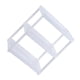 thumbnail image 1 of Estante de almacenamiento multifuncional Naiovety para organización diaria Blanco 3 capas, 1 of 6