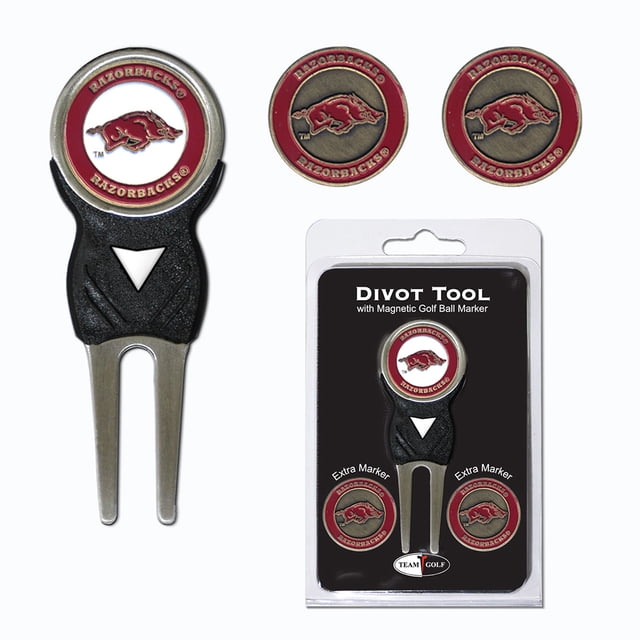 Arkansas Razorbacks NCAA Divot Tool Pack avec Outil de Signature