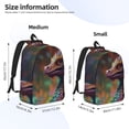 thumbnail image 2 of Fotbe Rainbow Scales Fantasy Dragon Mochila de Lona con Estampado, Mochila Duradera, Mochila Versátil de Alta Calidad, Mochila Compacta Vintage-Medium, 2 of 5