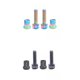 thumbnail image 1 of 2 juegos de tornillos de vástago de carbono para , de tuercas para piezas de reparación de de montaña Zulema Tuerca de tornillo de vástago de bicicleta, 1 of 8