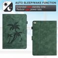 thumbnail image 2 of Allytechgroup Case for iPad 6th/5th Generation 9.7 inch 2018/2017 & iPad Air 2/Air 1,with Stand/Pencil Holder/Pockets/Magnetic Smart PU Leather Embossed Flower Wallet [Auto Wake/Sleep] Cover, Green, 2 of 7