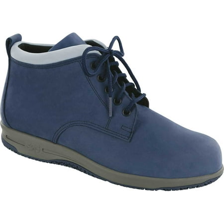 

Women s SAS Gretchen Ankle Bootie Navy/Light Blue Water Resistant Leather 11 N