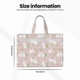 thumbnail image 3 of Pofeuu Cute Rabbit Print Laptop Bag Carrying - Computer Bag Laptop Case Shoulder Slim Work Travel, 3 of 8