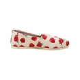 thumbnail image 3 of Toms Women's Classic Canvas Birch Strawberries And Cream Ankle-High Flat Shoe - 9M, 3 of 3