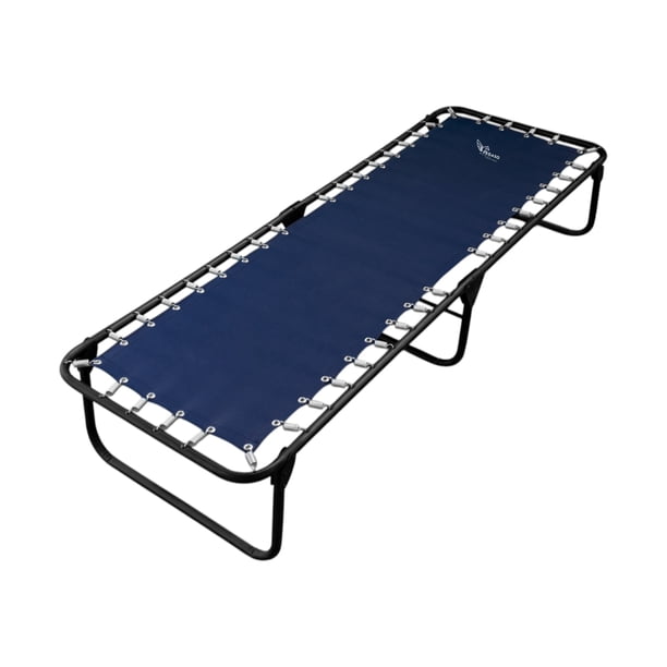 Catre Camastro Plegable de Lona Reforzada (Mod KSL) Azul Marino