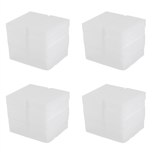 100x60x20mm 40pcs Magic Sponge Eraser Melamine Cleaner-White
