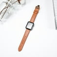 thumbnail image 3 of Leather Strap For Apple band rose button white 38/40/50, 3 of 6