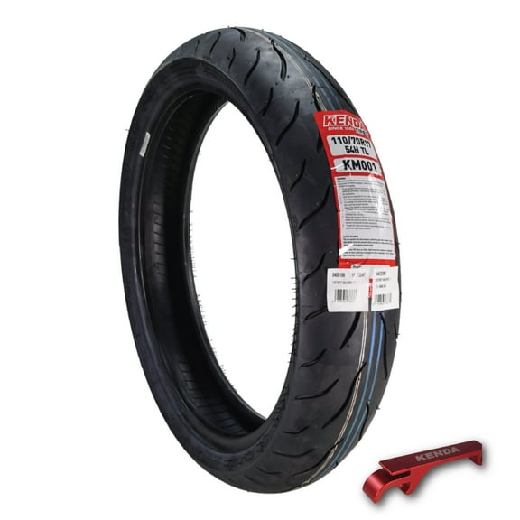Kenda KM1 (KM001) 110/70R17 Front (54H) & 150/60R17 (66H) Rear Tires for Sport Touring Motorcycles, Radial with High-Speed Stability & Excellent Wet Grip w/ Keychain (110/70-17) (150/60-17) (2-Pack)