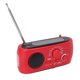 thumbnail image 3 of Radio Meteorológica De Emergencia Multifuncional AM FM SW Banco De Energía Portátil Radio De Manivela Solar para Acampar Al Aire Libre Rojo, 3 of 5