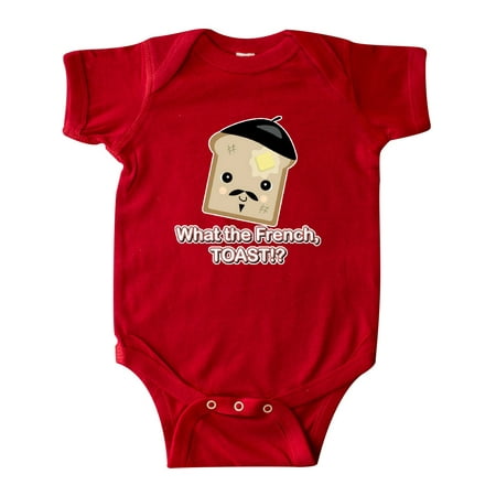 

Inktastic funny cute kawaii what the french toast design Gift Baby Boy Bodysuit