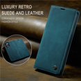 thumbnail image 4 of CaseMe for iPhone 14 Wallet Case Soft PU Leather Flip Case Magnetic Stand Flip Protective Cover Leather Case with ID & Credit Card Slots Holder Case-Cyan, 4 of 8