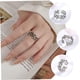 thumbnail image 5 of unbranded Anillo De Mujer En Cobre Plateado Con De Hojas Ideal Para Ocasiones Y Estilo Casual, 5 of 8