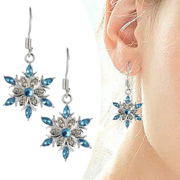 Christmas Jewlery for Woman Earrings Women's Christmas Women's Earrings Snowflake Jewelry Jewelry Sets