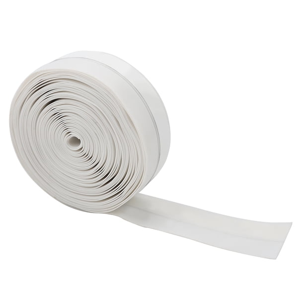 Tira de sellado antipolvo con aislamiento acústico para puertas y ventanas, autoadhesiva, de 5 m y 25 mm (blanca)