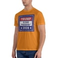 thumbnail image 5 of Yiaed Trump is our president 2024 Print Mens T-Shirt,Lightweight Cotton Tee, Crewneck T-Shirt For Men Basic Tee Shirt-XX-Large, 5 of 5