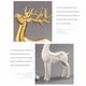 thumbnail image 5 of Cateissary Juego de 2 uds de adornos de ciervo para el hogar, diseño de escena pequeña interesante, decoración de de alce, figurita de Decoración del hogar Blanco, 5 of 6