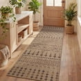 thumbnail image 2 of VUNATE Outdoor Rugs Carpet 2'x8' Jute Rug Bohemian Tribal Washable Patio Rug Distressed Modern Braided Area Rugs Colorful Indoor Outdoor Rugs for Living Room Entryway Laundry Balcony, 2 of 8
