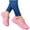 Pink, variant on Women's Ladies Shoes Casual Daily Buckle Closed Toe Platform Sneakers