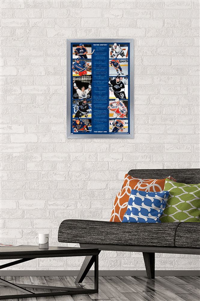 Wayne Gretzky - Stats Wall Poster, 14.725" x 22.375", Framed