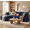 Blue, variant on 110'' L Shaped Cloud Couch with Removable and Washable Cover, Noelse 3 Seater Modular Sectional Corduroy Sofa with Deep Seat and Movable Ottoman for Living Room Bedroom, Beige