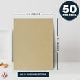thumbnail image 7 of Brown Kraft Cardstock Paper, Heavyweight 8.5 x 11" Card Stock for Business Greeting Cards & Invitations, Gift Tags, Art & Crafts and More! | 80lb (216gsm) Cover | 50 per Pack, 7 of 7