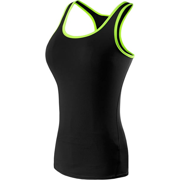 Women's Compression Tank Top 3 Pack Sleeveless Base Layer Top