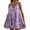 Purple#1, variant on Viikei Summer Dresses for Women Plus Size,Women's Summer Print Casual Loose Sleevless V-Neck Dress Green S