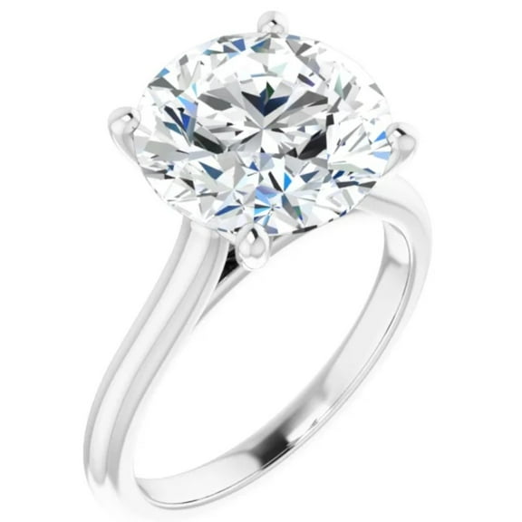 Glory Lab Diamond Engagement Ring 2 Carat Round Brilliant Cut Solitaire