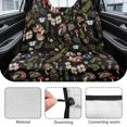 thumbnail image 6 of Drydeepin Cottagecore Mushroom Snail Moth Fern Car Seat Covers for Backseat, Rear Bench Seat Cover Towel Saddle Blanket Seat Protector Universal Auto Accessories for Trucks Van SUV, 6 of 7