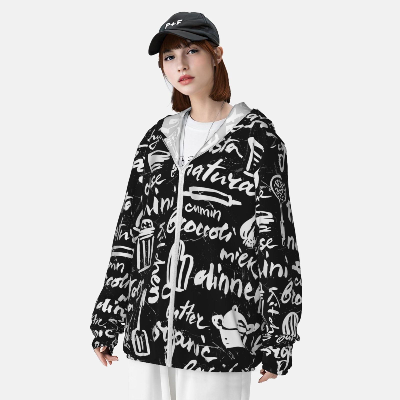 KLL Women's UPF 50+ Zip Up Hoodie - Lightweight Sun Protection With Pockets, Thumbholes, For Hiking