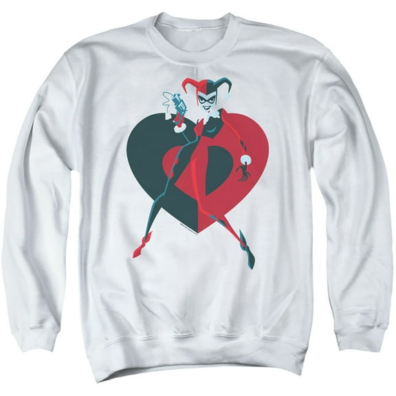 Batman - Harely Heart - Crewneck Sweatshirt - XXX-Large