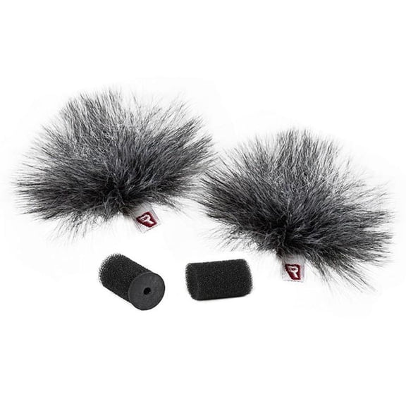 Rycote Ristretto Low-Profile Windjammer for Lavalier Mic Foams, Gray