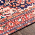 thumbnail image 7 of Mark&Day Area Rugs, 4x6 Maaijkant Traditional Burnt Orange Area Rug, Orange Blue Red Carpet for Living Room, Bedroom or Kitchen (3'6" x 5'6"), 7 of 7