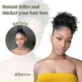 thumbnail image 5 of Synthetic Fibre Big Bun Hairpiece Heat Resistant Washable and Reusable Updos Hair Extension for Women Quick Hair Change, 5 of 8