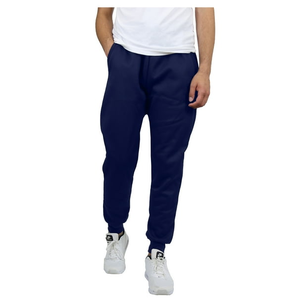 galaxy by harvic men's slim fit fleece jogger pants