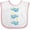 White and Pink, variant on Inktastic Airplane Cute Planes for Boys Boys Baby Bib