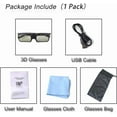 thumbnail image 5 of Rechargeable Bluetooth RF 3D Active Glasses For Samsung 3D TV Projectors TDG-BT500A SSG-5100GB, 5 of 6