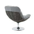 thumbnail image 4 of Modway Brighton Wicker Rattan Patio Swivel Lounge Chair in Light Gray/Gray, 4 of 6